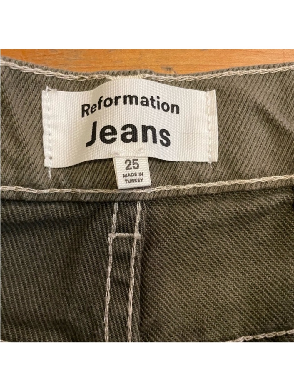 Reformation Cowboy High Rise Straight Jeans in Kalamata - Picture 5 of 9